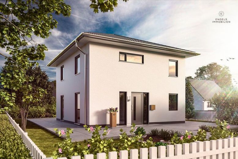 Stadthaus zum Wohlfühlen mit Keller in Waldbröl - Energiesparhaus EH 55 GEG – Flair-124-Strasse-Elegance