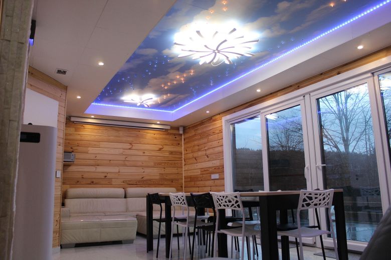 Göl kenarında lüks ev_ kütük ev_ tatil evi_ min. % 7 getiri – Wohnzimmer