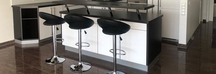 offene Küche im Wohnzimmer