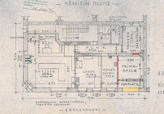 Grundriss (ehm. Trinkhalle)