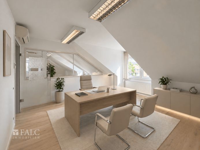 Ihr neuer Unternehmensstandort: 410 m² mit maximaler Flexibilität! – Visualisierungsvorschlag Separates Büro