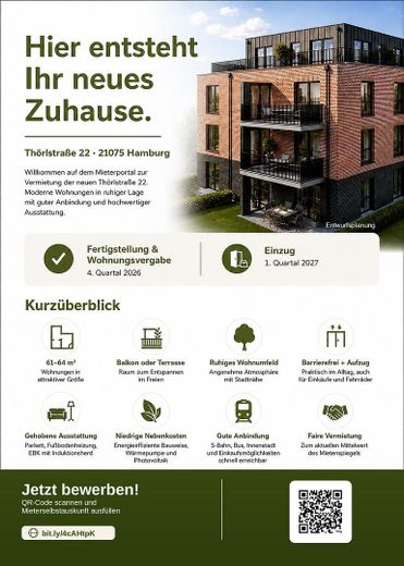 Thörlstrasse 22 – Flyer und Kontakt