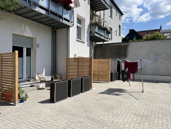 private Terrasse im Innenhof