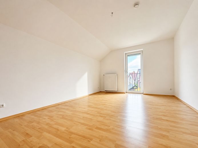Geschmackvolle 3-Raum-Wohnung mit großem Balkon – Schlafzimmer