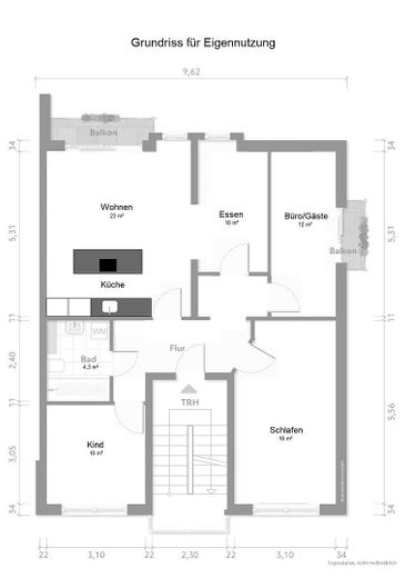 Grundriss Eigennutzung