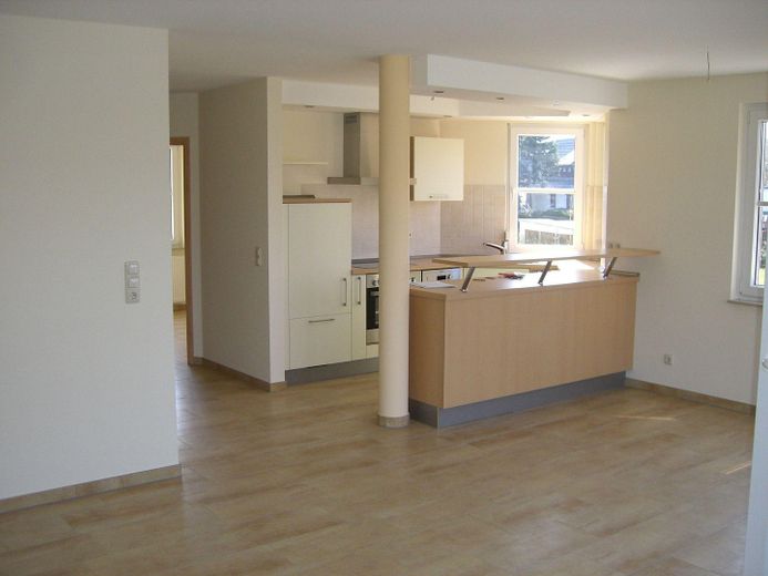 Wohnzimmer / Einbauküche