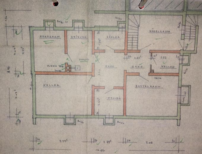 Grundriss Keller