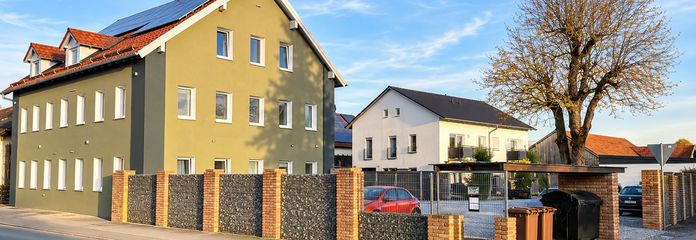 Straubing yakınlarında 11 konut birimli apartman – tamamen kiralanmış ve komisyonsuz – Außenansicht