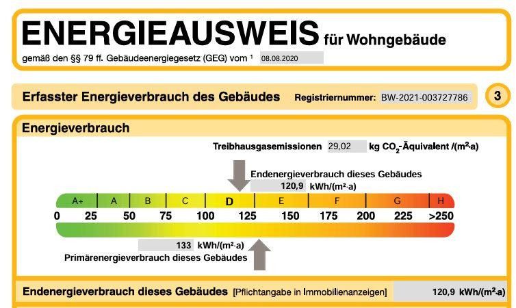 Exklusive 3-Zimmer-Penthousewohnung mit 36 m² Dachterrasse und zwei Stellplätzen – Energieausweis