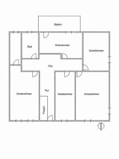 Wohn- und Geschäftshaus mit Ladenfläche, Nebengebäude, Garagen&Ausbaupotenzial in Nordkirchen-VHB – Grundriss Obergeschoss