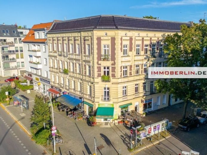 IMMOBERLIN.DE - Topowa lokalizacja! Klasyczny budynek mieszkalno-handlowy z potencjałem rozbudowy przy Florakiez – Zdjęcie 1