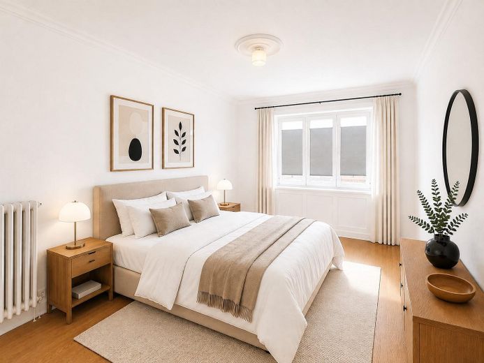 *von Privat* Charmante Altbauwohnung in begehrter Lage von Winterhude – Schlafzimmer