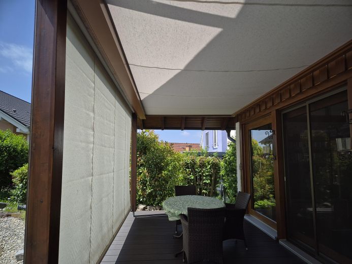 Beschattung der Terrasse 