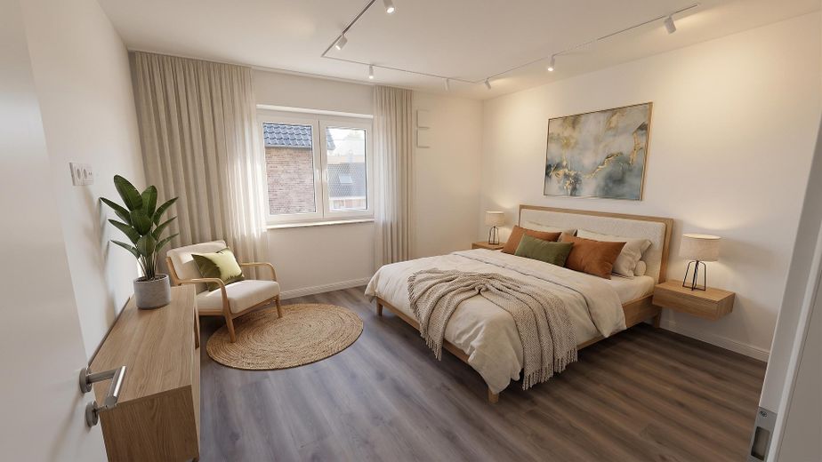 Nuovo appartamento di 3 locali a Heide – Schlafzimmer