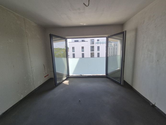 Wohnung im Bau, stadtnah im Hafenquartier Graf Bismark mit Balkon am Yachthafen/Kanal für 2 Personen – Schlafzimmer Whg. 27