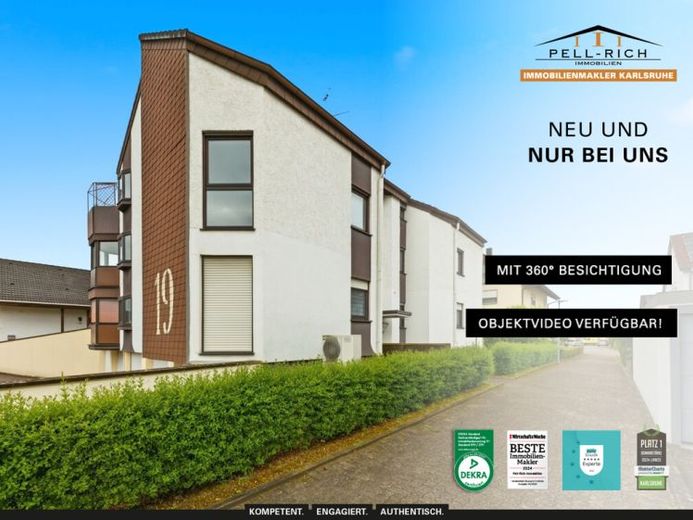 FABELHAFT: Bezugsfreie Eigentumswohnung mit Balkon und TG-Stellplatz in Stutensee-Blankenloch – Foto 1