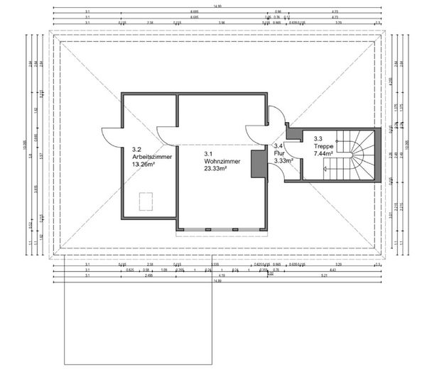 Grundriss Dachgeschoss
