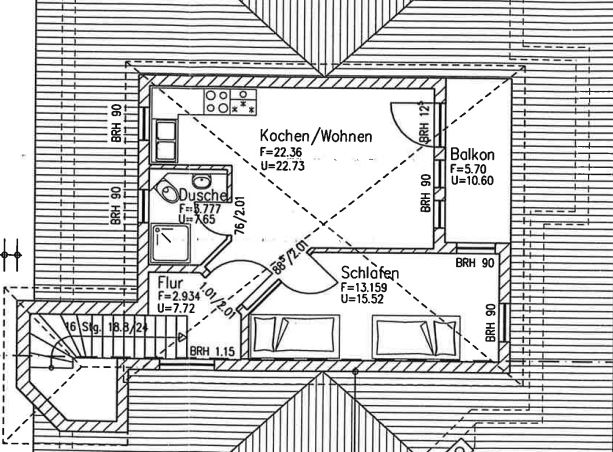 Wohnen wie im Urlaub: Mediterraner Bungalow in Blankenfelde-Mahlow – Grundriss OG
