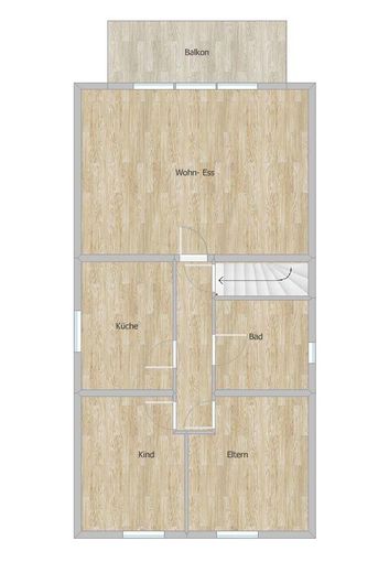 --- Provisionsfrei --- Gepflegtes und freistehendes 1-2 Familienhaus in bevorzugter Toplage – 1. OG