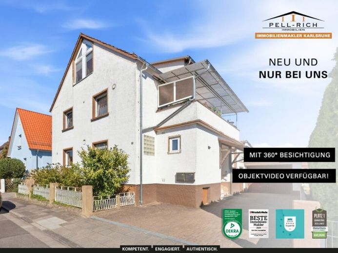 LIEBLINGSORT: Gemütliche 3,5-Zimmer-Wohnung mit Hobbyraum und eigenem Garten in Rülzheim zum Kauf – Foto 1