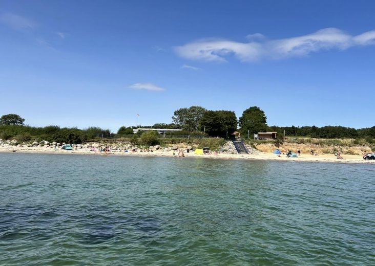 Strand Wulfen vom Wasser