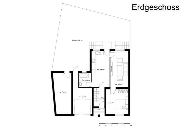 Erstbezug: Ein-Zweifamilienhaus mit Garten, 3 Bädern und 7 Schlafzimmern in Tairnbach – Foto 19