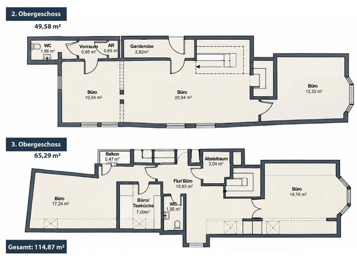 Repräsentatives Altbau-Büro mit Fachwerk | 115 m² | Schillerplatz Wetzlar – Foto 10