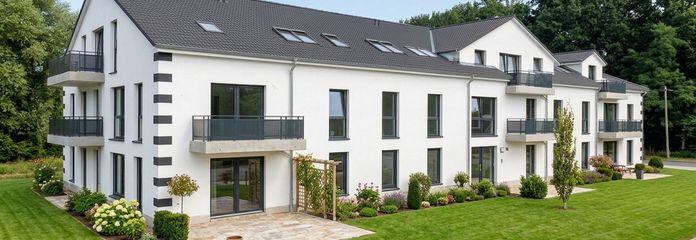 Ihre ruhige Terrassenwohnung mit Garten zum Hinterhof – Gebäudeansicht