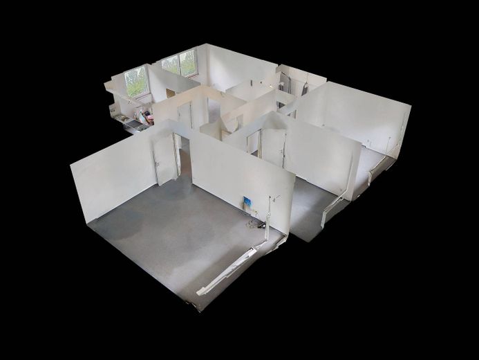 Öğrenciler ve meslek eğitimi görenler aranıyor: Münster-Kinderhausen’da geniş WG odası – 3D-Ansicht Grundriss
