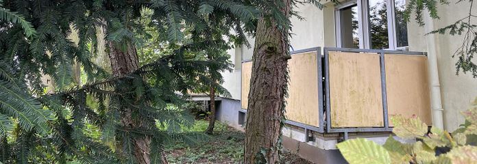 Balkon mit Blick ins Grüne