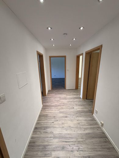 Vollständig renovierte Wohnung mit drei Zimmern sowie Balkon und Einbauküche in Salzgitter – Flur