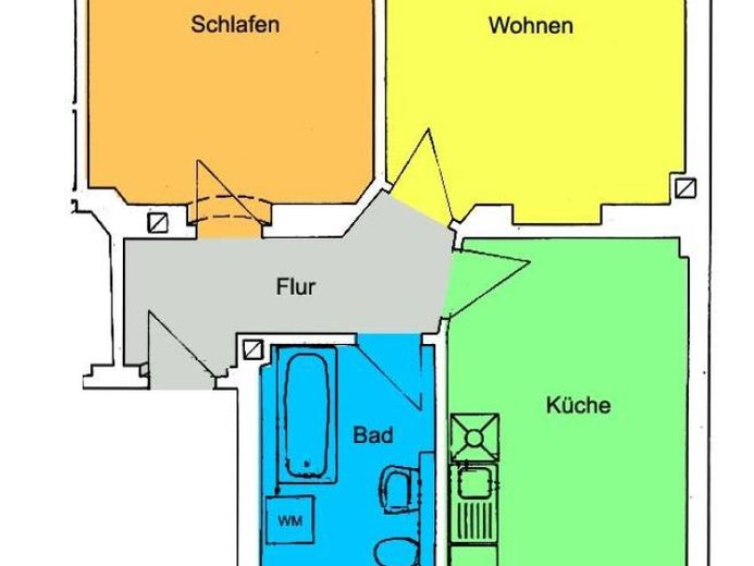 Zentral gelegene Wohnung mit Tageslichtbad und Wohnküche! – फोटो 1