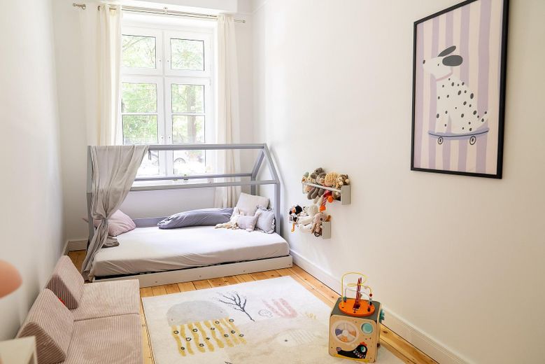 bijou ancien rénové directement au Hammer Park – Schlafzimmer
