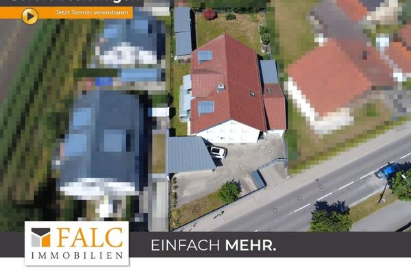 Mehrfamilienhaus mit 3 Wohnungen + 990 QM Grundstücksfläche