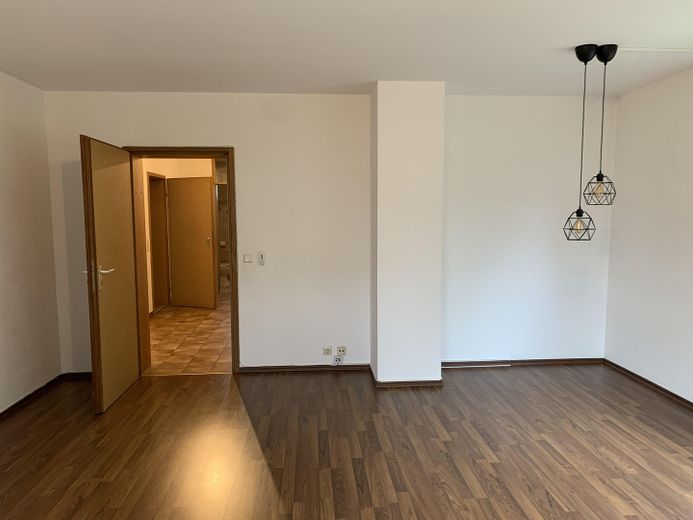 2-Zimmer Erdgeschoss-Wohnung Filderstadt – Wohnzimmer Blick in den Flur