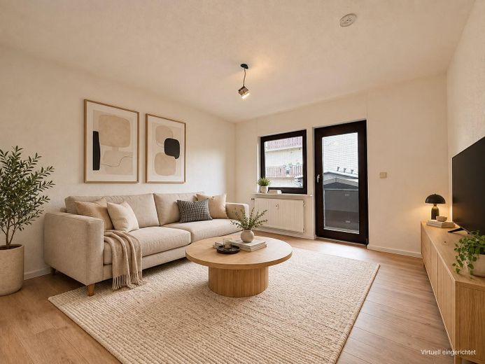 Geräumige 3-Zimmer-Wohnung mit Balkon in Horn-Bad Meinberg (WE6) – KI-Konzeptbild
