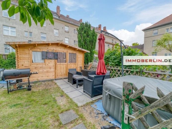 IMMOBERLIN.DE - Gepflegte Altbauwohnung in ruhiger Lage mit Garten beim Spektepark – Foto 1