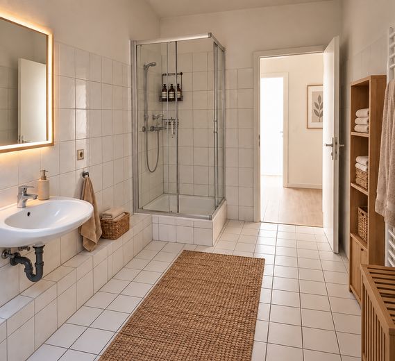 Appartement 2 pièces fraîchement rénové à louer – Duschbad