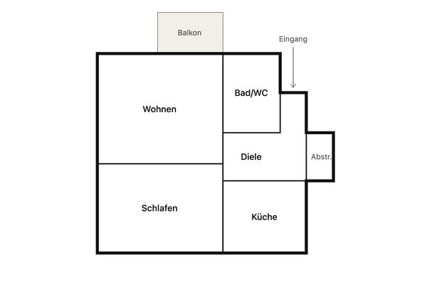 • İyi plan, iyi konum, serbest tasarım: Oldenburg-Nadorst'ta daire