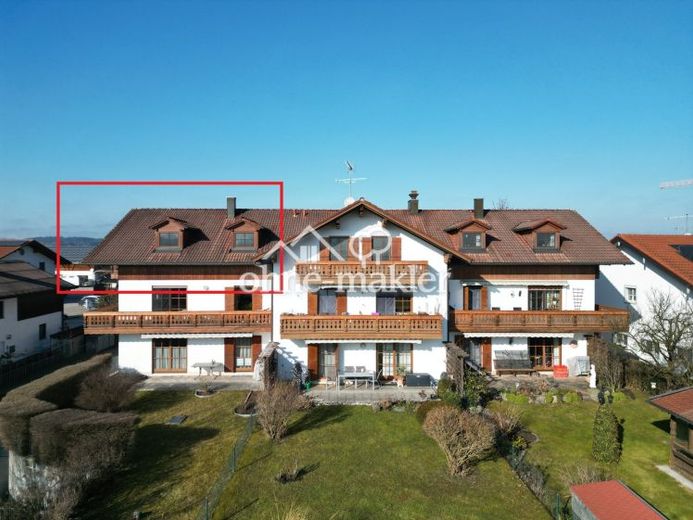 Provisionsfrei - 3 Zi. DG-Wohnung inkl. TG mit Wendelsteinblick - FREI – Foto 1