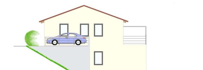 Klasse Hang-Baugrundstück in Aussichtslage für ein Doppelhaus / DHH