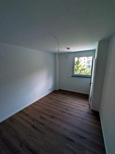 Modern 2-room new-build apartment with kitchen at Plärrer: 45 m² – Schlafzimmer