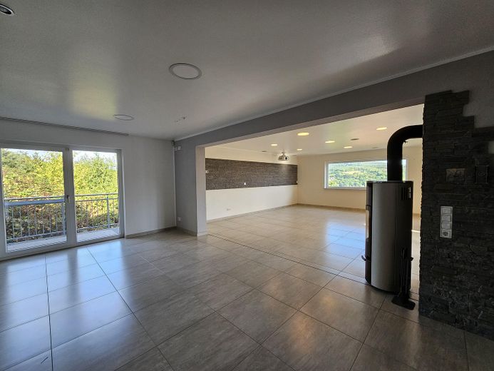 Wohnzimmer OG mit Kamin