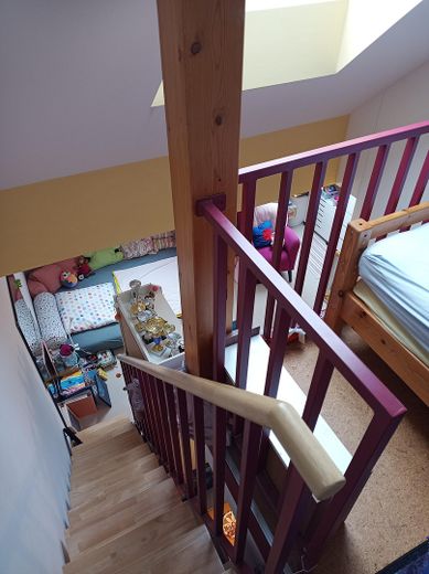 Galerie in den Dachzimmern