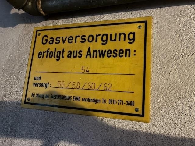Gasanschluss im Haus