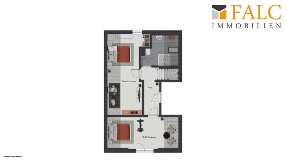 ***Natur &amp; Freiraum - Einfamilienhaus mit großem Grundstück in idyllischer Lage*** – Grundriss Dachgeschoss