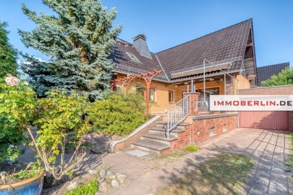 IMMOBERLIN.DE - Maison individuelle spacieuse avec terrasse sud-ouest donnant sur un jardin paradisiaque