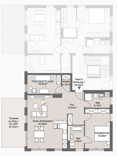 Erdgeschosswohnun Whg. 1