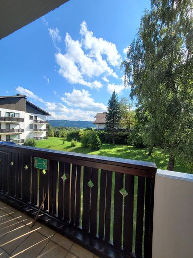 Sommerblick vom Balkon aus