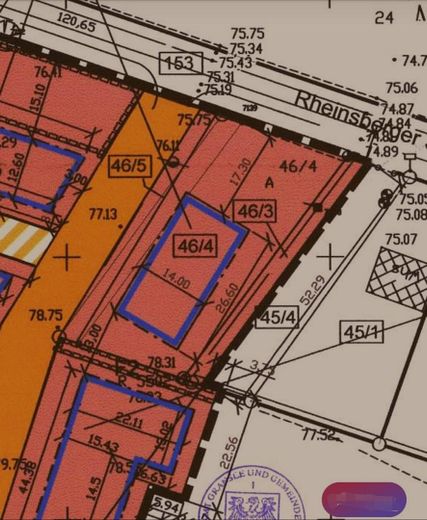 1.254 m² Baugrundstück nahe Stechlinsee – teilbar , ruhige Lage (provisionsfrei) – Auszug Bebauungsplan